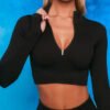High-end seamless yoga fitness clothing exercise yoga long sleeves