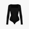 Square Collar Long Sleeve Bodysuit