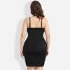 Seamless V-Neck Slips Dress