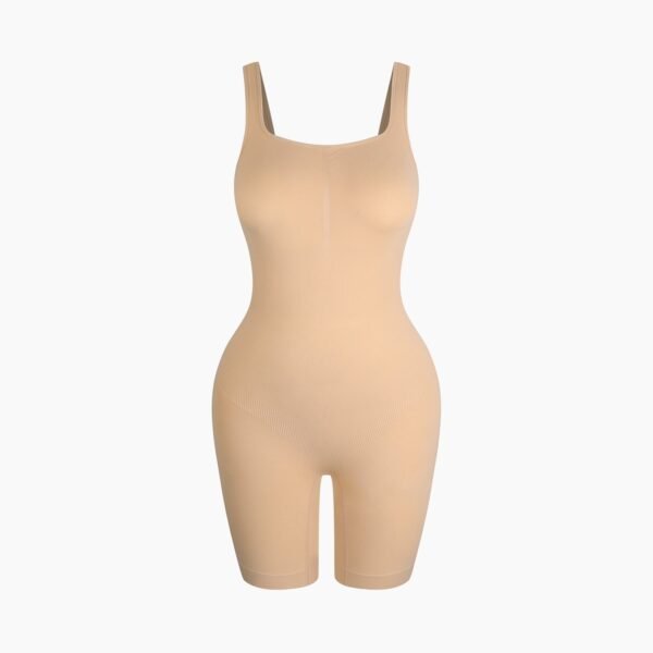 Sqaure Neck Bodycon Mini Dress