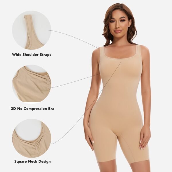 Sqaure Neck Bodycon Mini Dress