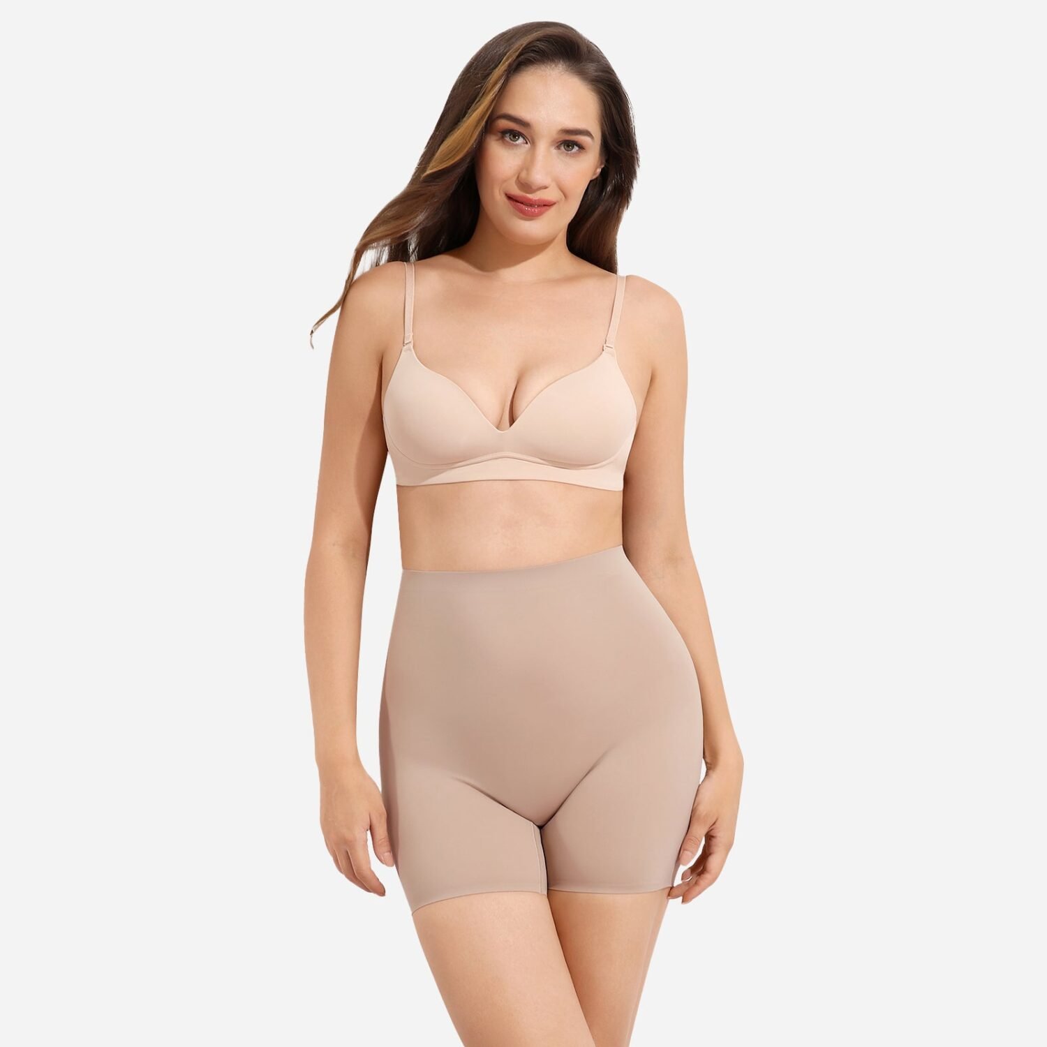 High Waist Seamless Slip Shorts