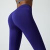 Wholesale Custom Fitness Running Yoga Pants Sustainable Workout Gym Women Scrunch Butt Seamless Leggings