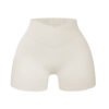 Women's High-Waisted Ribbed Yoga Shorts Breathable Polyester Sporty Exercise Tights Skinny Hot Pants Short for Women