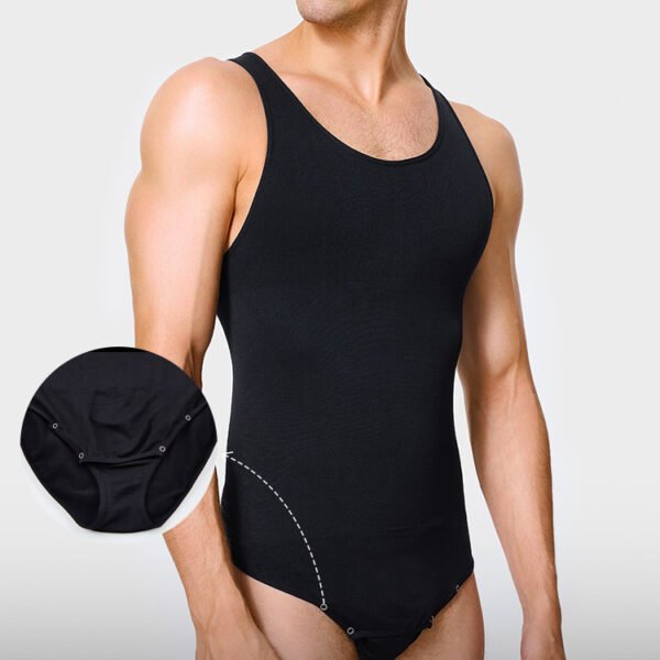 Men's shapewear abdominal waist beautiful body without traces of underwear corset corset one-piece suit corset shaping slimming clothes