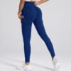 Women's High Waisted Elastic Outdoor Seamless Scrunch Back Yoga Leggings