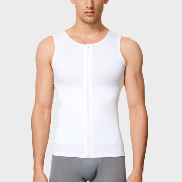 Wholesale Custom Weight Loss Body Shaper Men Abdomen Control Panel Men Compression Shirts Slimming Undershirt