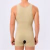 Breathable Seamless Compression Slimming Suit Men's Shapewear Bodysuit Full Body Shaper for Men Tummy Control