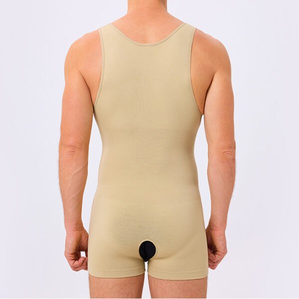 Breathable Seamless Compression Slimming Suit Men's Shapewear Bodysuit Full Body Shaper for Men Tummy Control