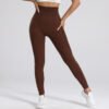Women's High Waisted Elastic Outdoor Seamless Scrunch Back Yoga Leggings