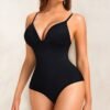 Shapewear jumpsuit with strap V-neck waist-in sexy shapewear jumpsuit