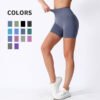Wholesale Gym Shorts Women Yoga Shorts for Women High Waist Elastic Fitness Shorts Peach Hip Sports Leggings