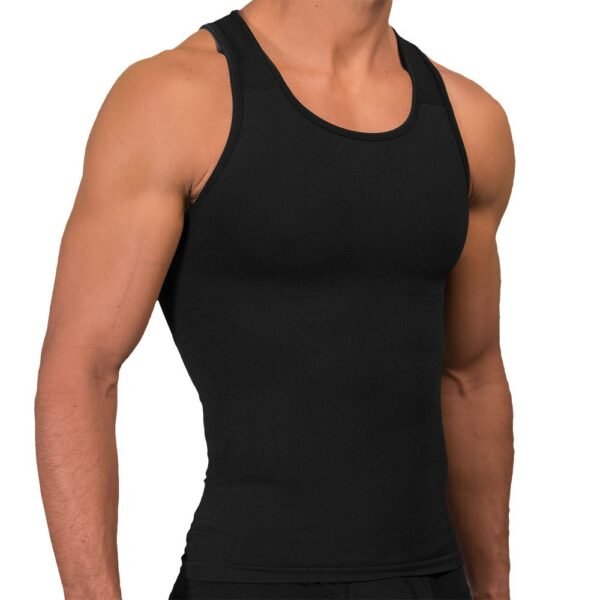 Seamless abdominal men's shapewear undershirt fitness abdominal hidden meat corset body shaping corset slimming clothes male models