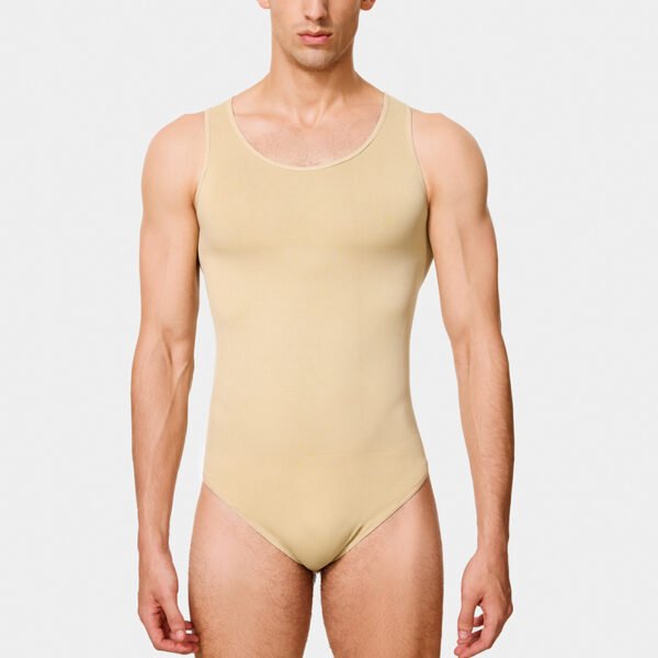 Sleeveless Undershirts Compression Slimming Tummy Control Body Shaper Shapewear Bodysuit for Men