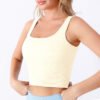 Women's Plus Size Breathable Fitness Sports Bra Seamless Four-Way Stretch Sweat-Wicking Sports Bra