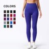 Wholesale Custom Fitness Running Yoga Pants Sustainable Workout Gym Women Scrunch Butt Seamless Leggings