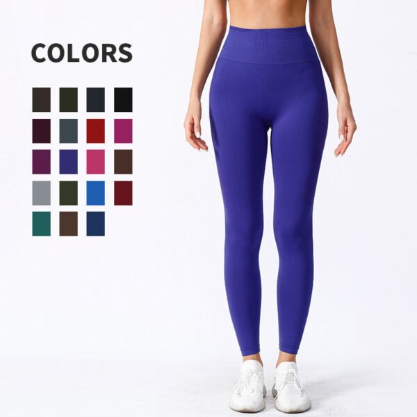 Wholesale Custom Fitness Running Yoga Pants Sustainable Workout Gym Women Scrunch Butt Seamless Leggings