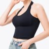 Camisole undershirt female 2025 new with chest pads outside wear elastic sports tight bottoming inner sleeveless tops