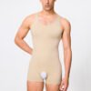 Seamless Sleeveless Men Full Body Shaper Underwear Slimming Compression Bodysuit Shapewear Tummy Control