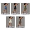 Unique Jacquard Fabric Seamless Activewear for Women 2 Piece Workout Set Gym Fitness Training Outfit