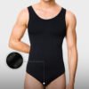 Sleeveless Undershirts Compression Slimming Tummy Control Body Shaper Shapewear Bodysuit for Men