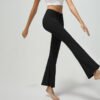 Customized Professional Gym Fitness High Waisted Butt Lift Breathable Sport Flared Yoga Pants