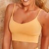 Seamless yoga wear Europe and the United States threaded knit suspenders