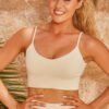Seamless yoga wear Europe and the United States threaded knit suspenders