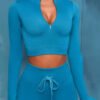 High-end seamless yoga fitness clothing exercise yoga long sleeves