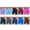 Solid Color Seamless Peach Buttock High Waist Tight V Waist Yoga Pants Sports Fitness Nine Minute Pants