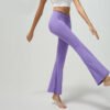 Customized Professional Gym Fitness High Waisted Butt Lift Breathable Sport Flared Yoga Pants