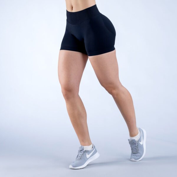 Three Section Waist Drawstring Hip Lift Low Waisted Fitness Seamless Three-Quarter Pants Yoga Shorts