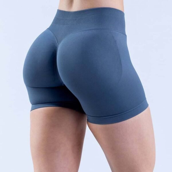 Three Section Waist Drawstring Hip Lift Low Waisted Fitness Seamless Three-Quarter Pants Yoga Shorts