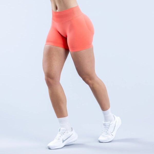Three Section Waist Drawstring Hip Lift Low Waisted Fitness Seamless Three-Quarter Pants Yoga Shorts