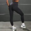 Seamless Yoga Clothing Exercise Fitness Clothing Hip Lifting High Waist Yoga Pants