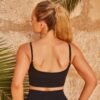 Seamless yoga wear Europe and the United States threaded knit suspenders