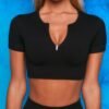 High-end seamless yoga fitness clothing exercise yoga short sleeve