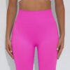 Solid Color Seamless Peach Buttock High Waist Tight V Waist Yoga Pants Sports Fitness Nine Minute Pants