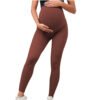 Maternity Women's Stretch Full Length Leggings Maternity Yoga Pants Over The Belly Pregnancy Tights Workout Leggings