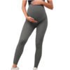 Maternity Women's Stretch Full Length Leggings Maternity Yoga Pants Over The Belly Pregnancy Tights Workout Leggings