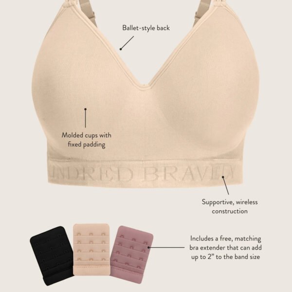 Thin Moulded Cup Seamless Maternity Breastfeeding Nursing Bra Women Ladies Underwear Nylon Gathering Bra