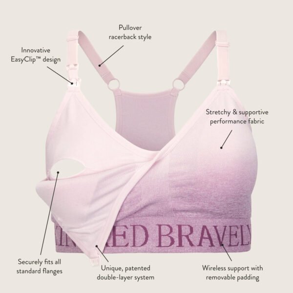 Fixed breast pump postpartum breastfeeding bra professional sports large breasts shockproof breastfeeding bra sports shockproof