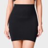 Black package hip bustier skirt female 2025 new fall and winter seamless high waist Slim thin elastic sexy short skirt