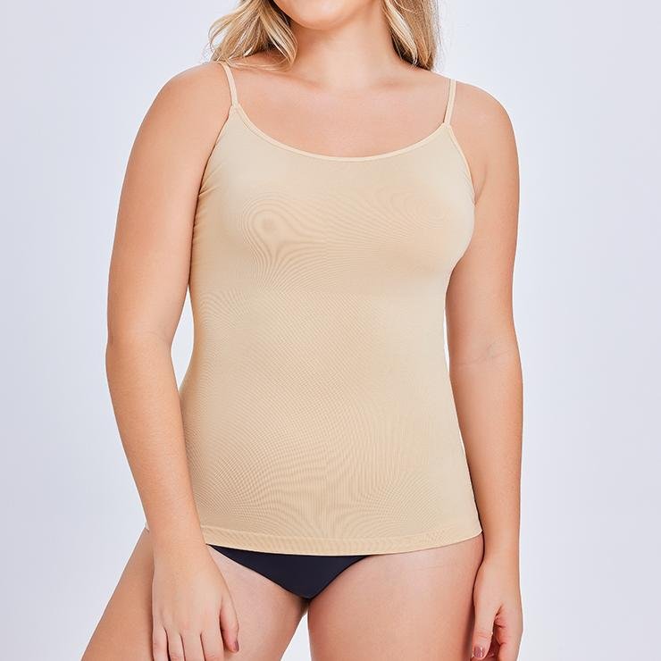Body shaper upper body sling inner adjustable straps outer wear breathable tummy tuck undershirt