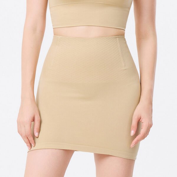 Black package hip bustier skirt female 2025 new fall and winter seamless high waist Slim thin elastic sexy short skirt