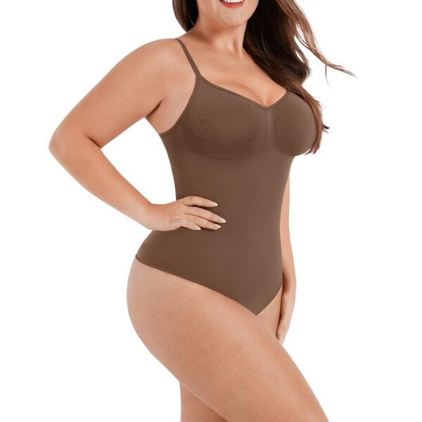 Shapewear Tummy Control Bodysuit Thong or Brief: Sculpting Shaper Tank Top Bodysuits & Snatched Waist Body Suit