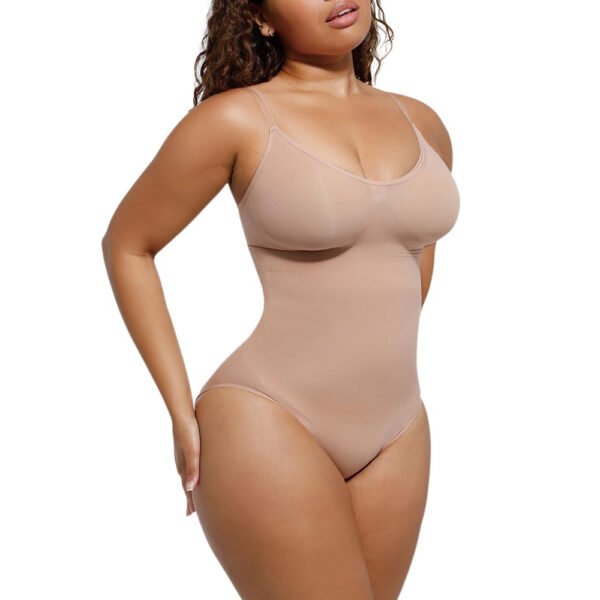 Shapewear Tummy Control Bodysuit Thong or Brief: Sculpting Shaper Tank Top Bodysuits & Snatched Waist Body Suit