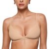 615YYgWvuJL Women's Inbarely Triangle Bralette Plunge Unlined Seamless Bra No Underwire Sexy Comfortable Everyday