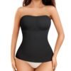 61bFH+L7l8L Strapless Shapewear Tank Tops for Women Tummy Control Compression Tanks Shaper Cami Slimming Camisole