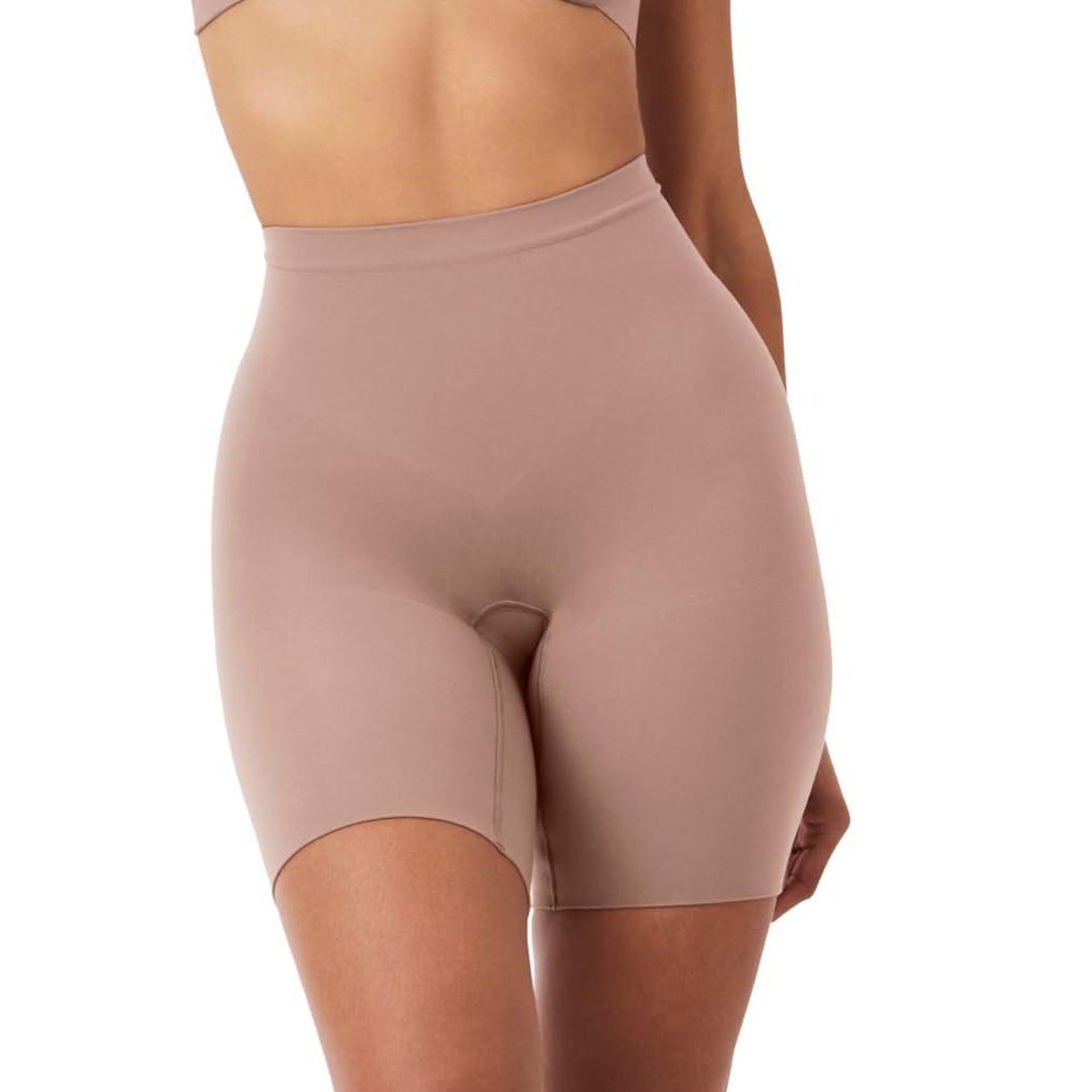 61n3WzUGnGL Seamless Power Mid-Thigh Short - Core Shapewear - Lightweight All-Day Shaping & Support -No Panty Lines